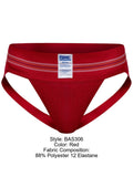 BIKE Athletic Men's Underwear BAS306 Original Number 10 Jockstrap - Vibrant Color Red