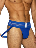 BIKE Athletic Men's Underwear BAS306 Original Number 10 Jockstrap in Color Royal