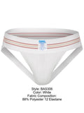 BIKE Athletic BAS306 Original Number 10 Jockstrap Color White
