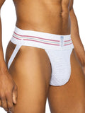 BIKE Athletic BAS306 Original Number 10 Jockstrap Color White