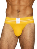 BIKE Athletic Men's Underwear BAS306 Original Number 10 Yellow Jockstrap Color Yellow