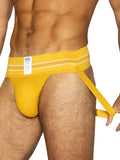 BIKE Athletic BAS306 Original Number 10 Yellow Jockstrap Color Yellow