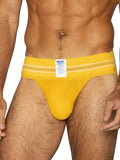 BIKE Athletic Men's Underwear BAS306 Original Number 10 Yellow Jockstrap Color Yellow