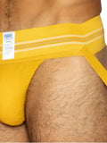 BIKE Athletic BAS306 Original Number 10 Yellow Jockstrap Color Yellow