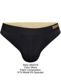 BIKE Athletic Men's Underwear BAS319 Active Thong Color Color Black