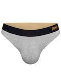 BIKE Athletic Men's Underwear BAS319 Active Thong in Color Light Gray