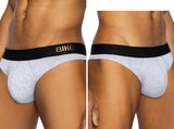 BIKE Athletic Men's Underwear BAS319 Active Thong in Color Light Gray
