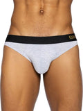 BIKE Athletic Men's Underwear BAS319 Active Thong in Color Light Gray