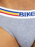 BIKE Athletic Men's Underwear BAS327 Stretch Cotton Brief Color Gray
