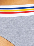 BIKE Athletic Men's Underwear BAS327 Stretch Cotton Brief Color Gray