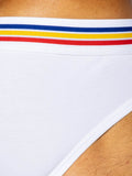 BIKE Athletic Men's Underwear BAS327 Stretch Cotton Brief Color White