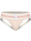 BIKE Athletic Men's Underwear BAS333 Classic Retro: 1980s Jockstrap in Vintage Cream Color Vintage Cream