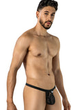 CandyMan 95013 Men's Underwear Seductive Lace Thongs Color Black