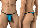 CandyMan 95016 Men's Underwear Sexy Mesh Thongs Color Turquoise