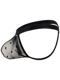 CandyMan 95017 Men's Underwear Mesh Thongs Color Black