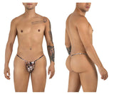 CandyMan 9586 Men's G-String Thong Color Animal Print