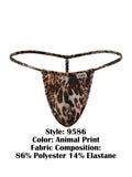 CandyMan 9586 G-String Color Animal Print