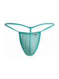 CandyMan 9586 G-String Color Aqua Mesh