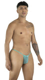 CandyMan 9586 G-String Color Aqua Mesh