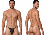 CandyMan 9586 Men's Underwear Mini G-String Color Black Lace