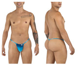 CandyMan 9586 G-String Color Blue Print