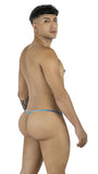 CandyMan 9586 Men's G-String Thong Color Blue Print