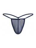 CandyMan 9586 G-String Color Dark Blue Mesh