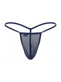 CandyMan 9586 G-String Color Dark Blue Mesh