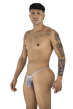 CandyMan 9586 G-String Color Gray Mesh