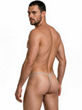 CandyMan 9586 Men's Underwear Mini G-String Color Gray Mesh