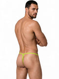 CandyMan 9586 Men's Underwear Mini G-String Color Hot Green Mesh