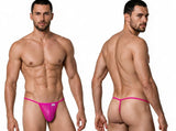 CandyMan 9586 Men's Underwear Mini G-String Color Magenta Mesh