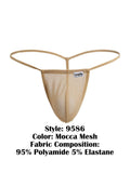 CandyMan 9586 G-String Color Mocca Mesh