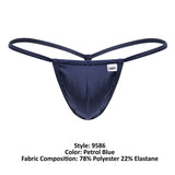 CandyMan 9586 Men's Underwear Mini G-String Color Petrol Blue