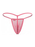 CandyMan 9586 Men's Underwear Mini G-String Color Pink Mesh