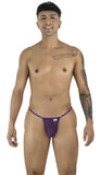 CandyMan 9586 G-String Color Purple Mesh