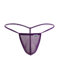 CandyMan 9586 G-String Color Purple Mesh