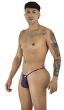 CandyMan 9586 G-String Color Purple Mesh
