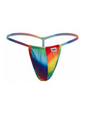 CandyMan 9586 Men's G-String Thong Color Rainbow Print