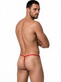 CandyMan 9586 Men's Underwear Mini G-String Color Red Lace
