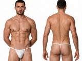 CandyMan 9586 Men's Underwear Mini G-String Color White