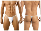 CandyMan 9586 Men's G-String Thong Color White