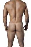 CandyMan 99246 Men's Underwear G-String Mesh Thongs Color Beige