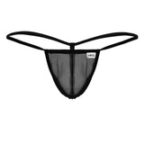 CandyMan 99246 Men's Underwear G-String Mesh Thongs Color Black