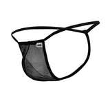 CandyMan 99246 Men's Underwear G-String Mesh Thongs Color Black