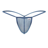 CandyMan 99246 Men's Underwear G-String Mesh Thongs Color Turquoise