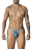 CandyMan 99246 Men's Underwear G-String Mesh Thongs Color Turquoise