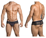 CandyMan 99304 Men's Underwear Lace Thongs Color Black