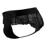 CandyMan 99304 Men's Underwear Lace Thongs Color Black