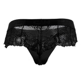 CandyMan 99304 Men's Underwear Lace Thongs Color Black